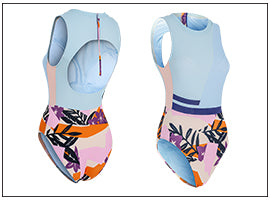 LAGUNA Women's One-piece Sleeveless Swimsuit