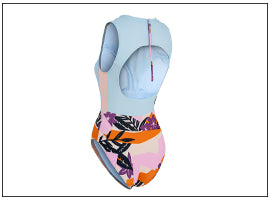 LAGUNA Women's One-piece Sleeveless Swimsuit