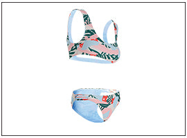 AZTRON TAHITI Women's Floral Print Printed Bikini Set